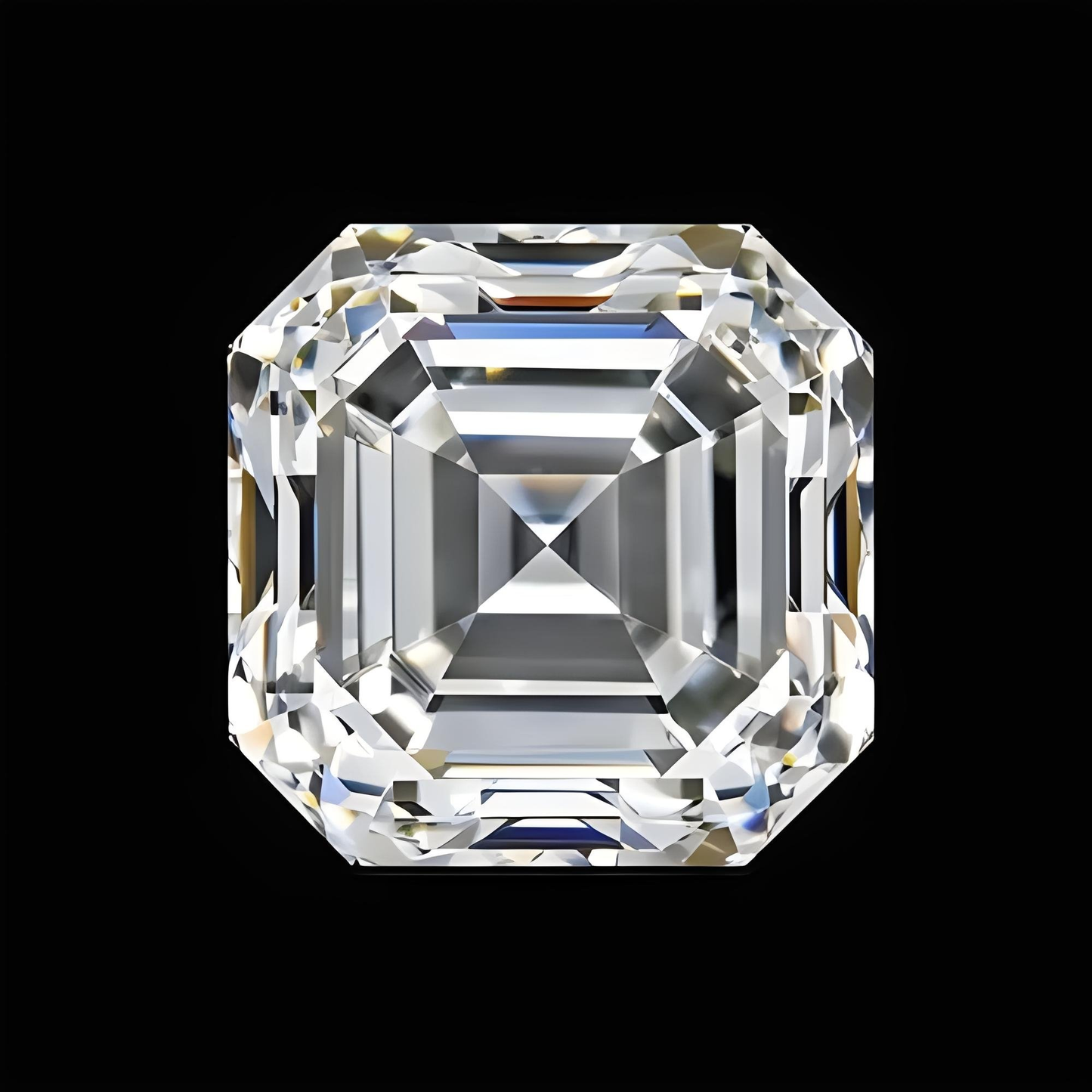 Lab-grown diamond, Asscher 2EX cut, IGI certificate