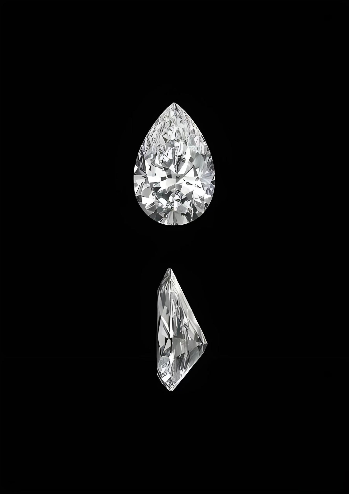 Lab-Grown Diamond, Pear Shape, 2EX Cut, IGI Certificate