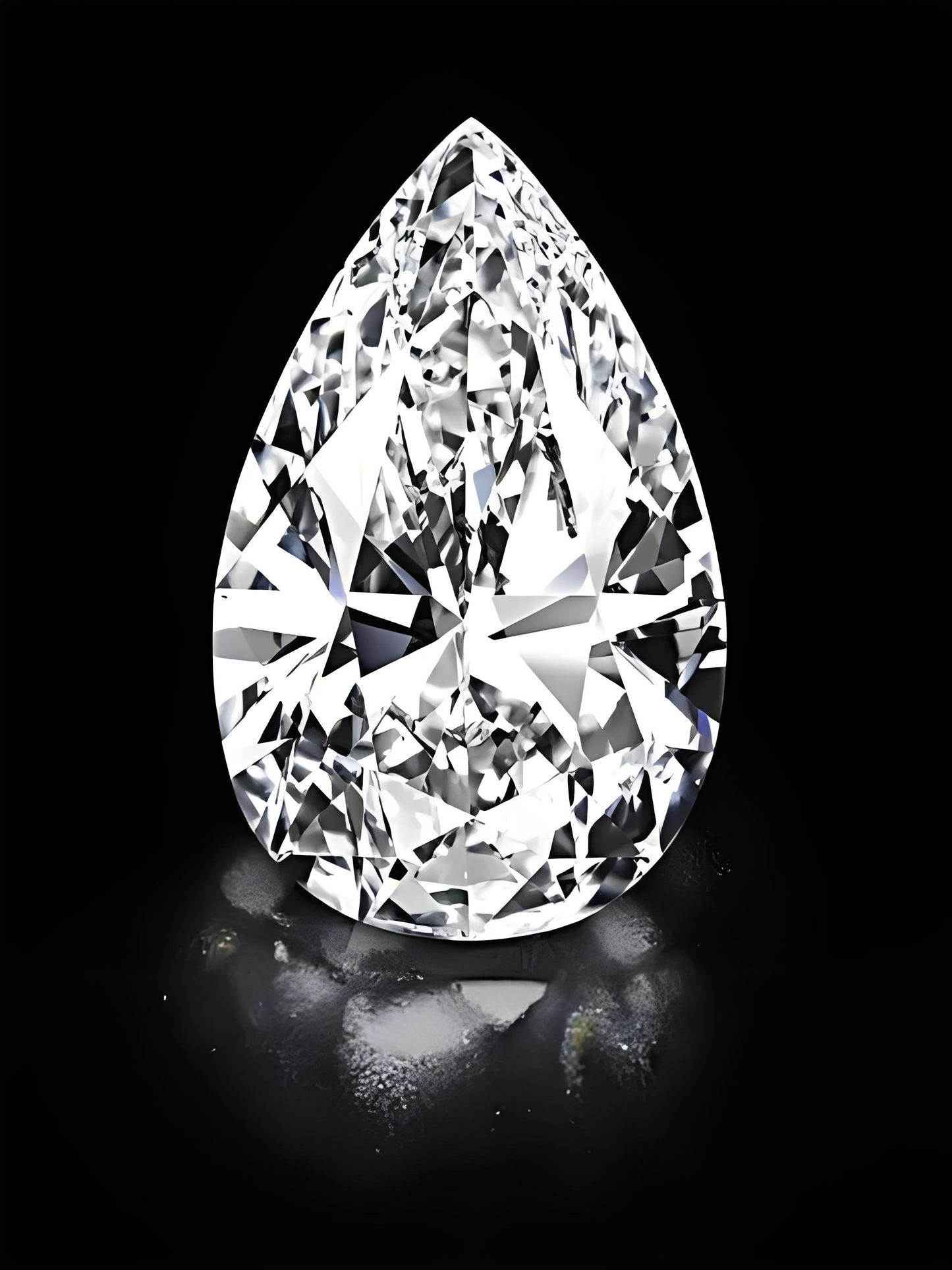 Lab-Grown Diamond, Pear Shape, 2EX Cut, IGI Certificate